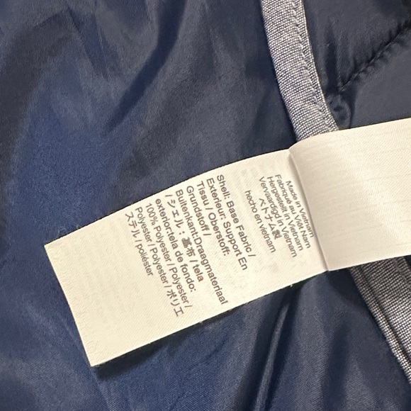 J Crew Navy Quilted Jacket - Picture 2 of 4